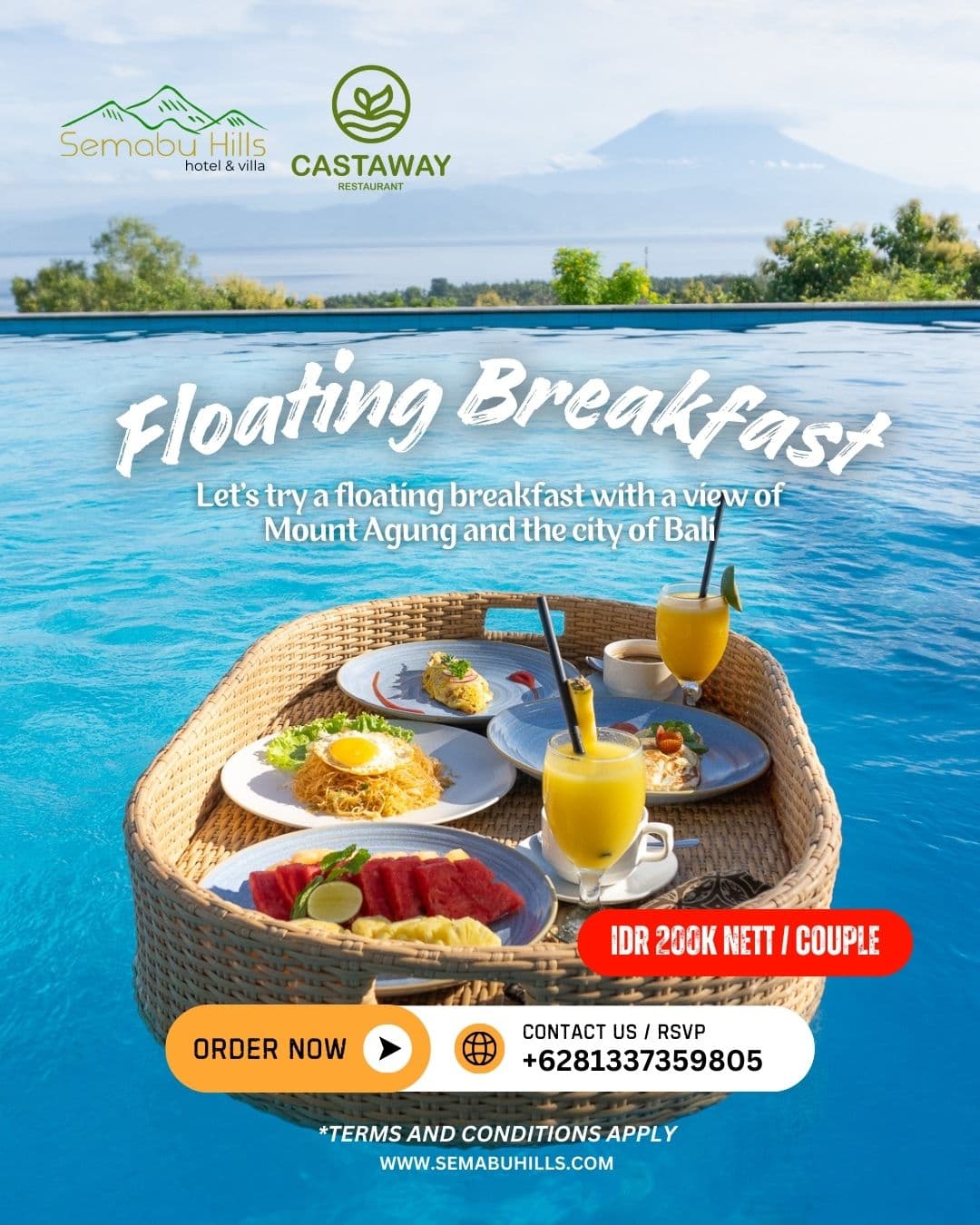 Castaway Restaurant — Floating Breakfast