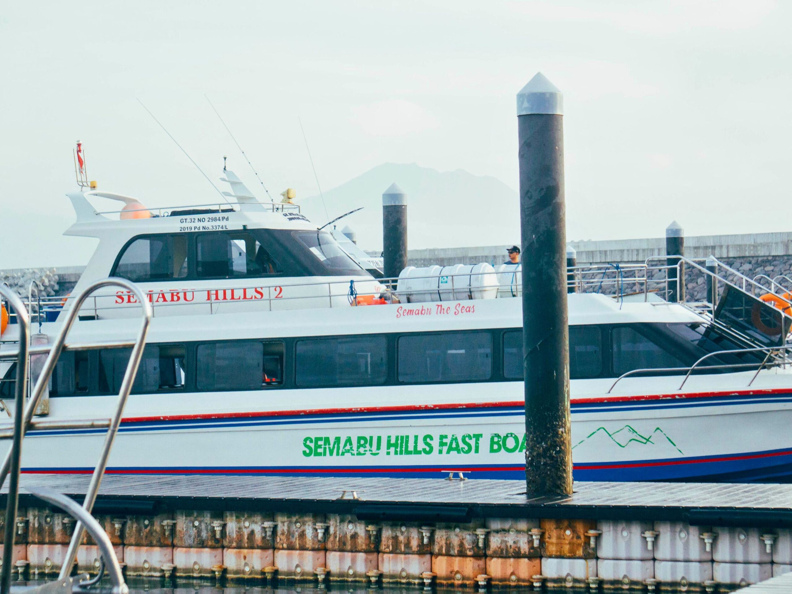 Boat skipper preparing for departure